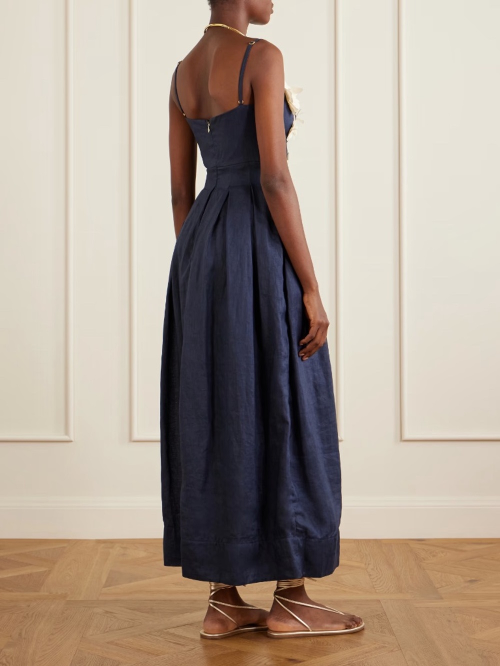 AGUA BY AGUA BENDITA Sula Cauca linen-floral maxi dress - Picture 5 of 11